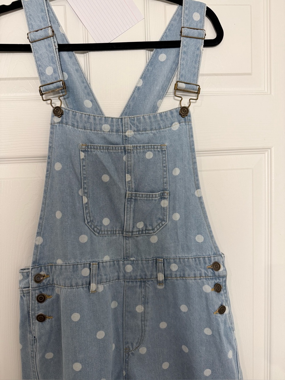 PEACH LOVE POLKA DOT BARREL OVERALL
BRAND NEW 
 MEDIUM LARGE AVAILABLE - Picture 6 of 7